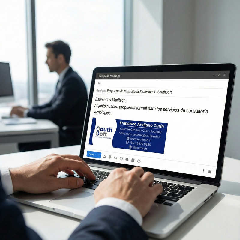 Pie de firma SouthSoft